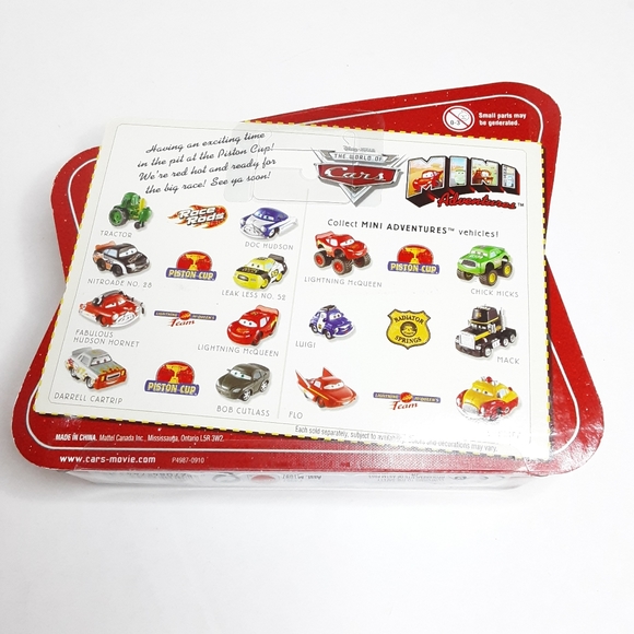 Disney Pixar Cars Mini Adventures Lightning McQueen's Team Flo Sheriff NEW - Picture 5 of 6